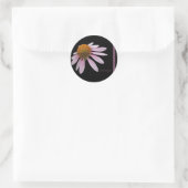 Coneflower Vielen Dank Runder Aufkleber (Tasche)