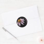Coneflower Vielen Dank Runder Aufkleber (Umschlag)