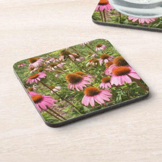 Coneflowers Cork Untersetzer (Linke Seite)