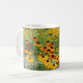 Coneflowers entlang einer Bahn Kaffeetasse (Vorderseite Links)