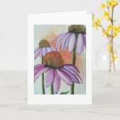 Coneflowers Karte (Gelbe Blume)