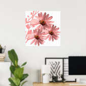 ConeFlowers Poster (Heimbüro)