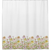 Coneflowers Watercolor Kulturpass Bellinzona Duschvorhang (Vorderseite)