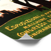 CONEGLIANO Italienisches Weinfestival 1902 Werbung Poster (Ecke)