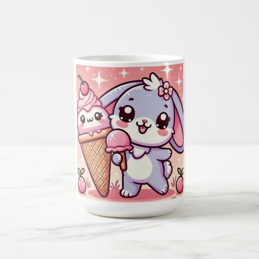 conejito con helado kaffeetasse (Mittel)
