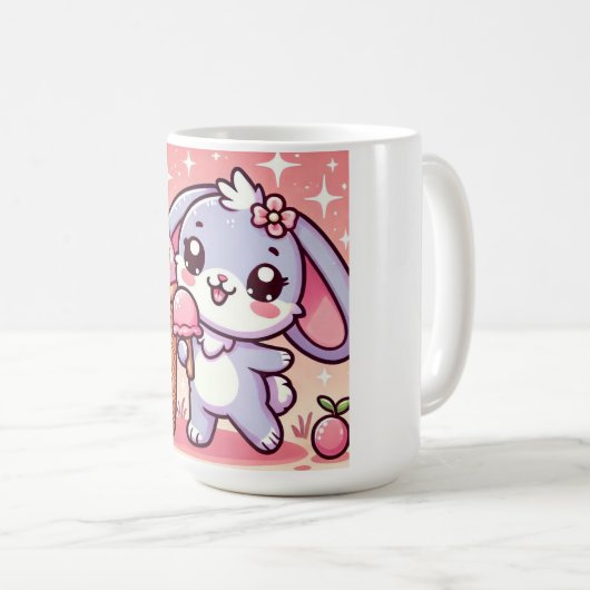 conejito con helado kaffeetasse (VorderseiteRechts)