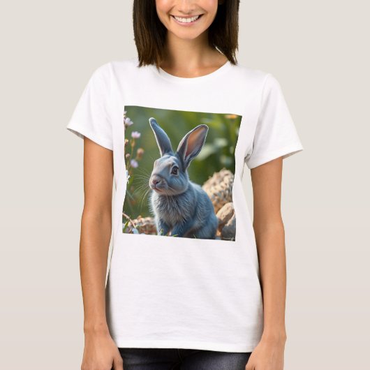 Conejo en la Naturaleza T-Shirt (Vorderseite)