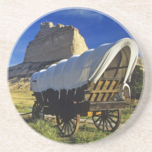 Conestoga-Wagen in Scottsbluff National Getränkeuntersetzer