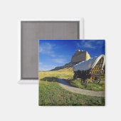 Conestoga Waggon bei Scottsbluff National Magnet (Vorderseite/Rückseite)