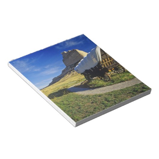 Conestoga Waggon bei Scottsbluff National Notizblock (angewinkelt)