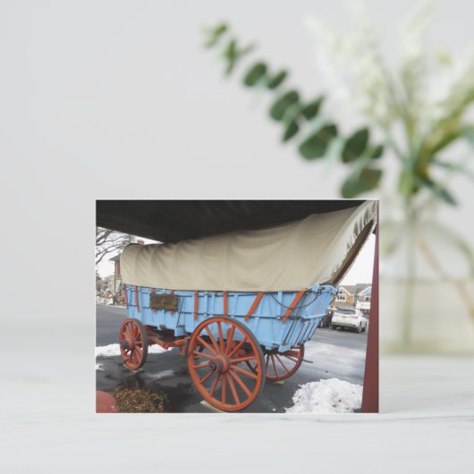 Conestoga Wagon Postkarte (Stehend Vorderseite)