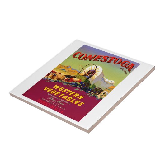 Conestoga Western-Gemüse Fliese (Seite)