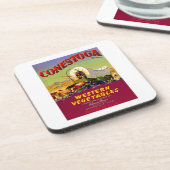 Conestoga Western Gemüse Getränkeuntersetzer (Linke Seite)