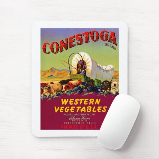 Conestoga Western Gemüse Mousepad (Mit Mouse)