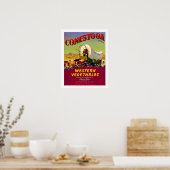 Conestoga Western Gemüse Poster (Küche)