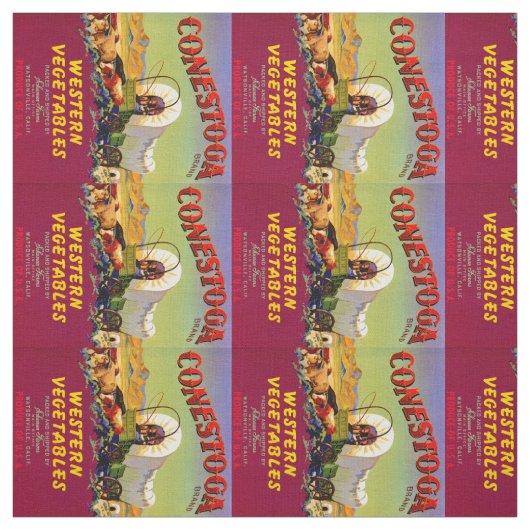 Conestoga Western Gemüse Stoff (Muster)