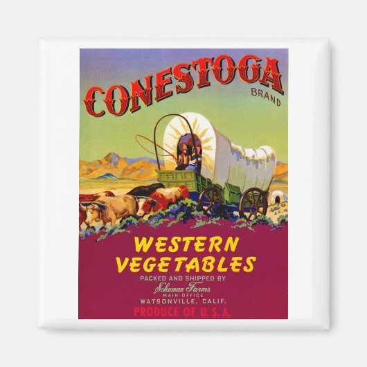 Conestoga Western Vegetables Magnet (Vorne)