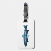 Conesus Lake New York Fish Gepäckanhänger (Rückseite vertikal)