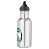 Conesus Lake New York Hirsche Edelstahlflasche (Rechts)