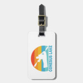 Conesus Lake New York Kayak Gepäckanhänger (Vorderseite vertikal)