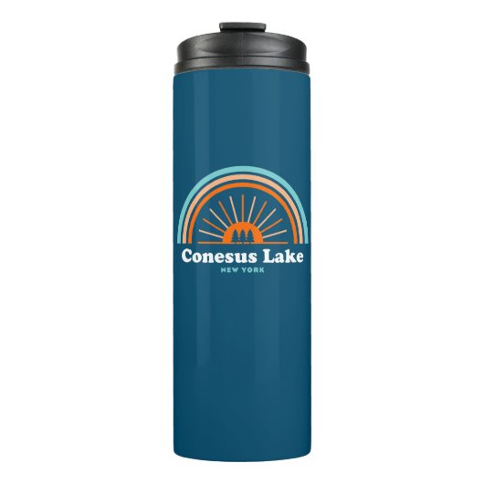 Conesus Lake New York Thermosbecher (Vorderseite)