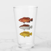 Coney Grouper Drink Glass Glas (Vorderseite)