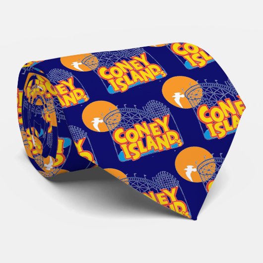 Coney-Insel Krawatte (Gerollt)