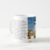 Coney-Insel-Leuchtturm, New- YorkTasse Kaffeetasse (Vorderseite Links)
