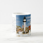 Coney-Insel-Leuchtturm, New- YorkTasse Kaffeetasse (Mittel)
