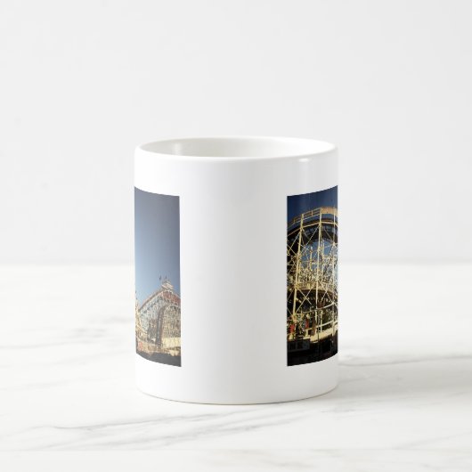 Coney-Insel-Wirbelsturm-Rollen-Untersetzer, Kaffeetasse (Mittel)
