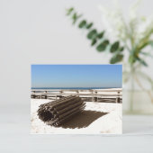 Coney Island Beach, New Postkarte (Stehend Vorderseite)