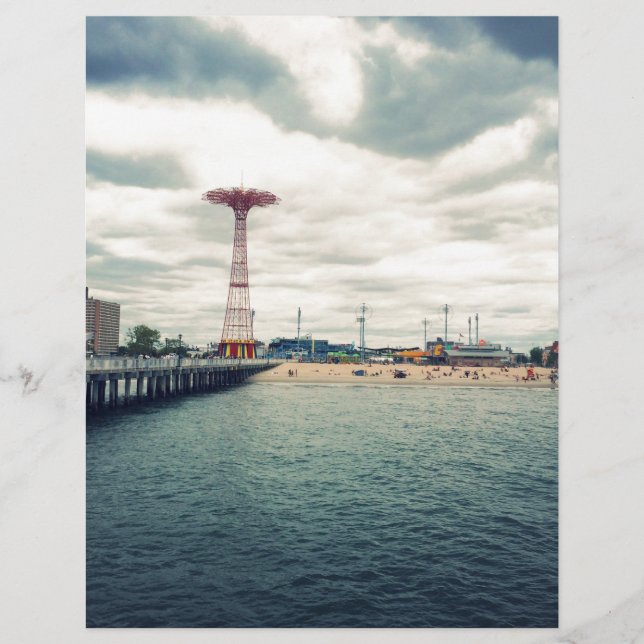 Coney Island Beach Panorama (Vorderseite)