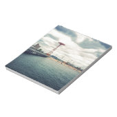 Coney Island Beach Panorama Notizblock (Rotiert)