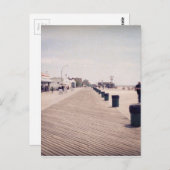 Coney Island Boardwalk Postkarte (Vorne/Hinten)