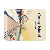 Coney Island Boardwalk USA Magnet (Horizontal)