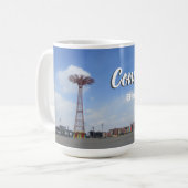 Coney Island, Brooklyn N.Y. Kaffeetasse (Vorderseite Links)