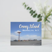 Coney Island, Brooklyn N.Y. Postkarte (Stehend Vorderseite)