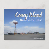 Coney Island, Brooklyn N.Y. Postkarte (Vorderseite)