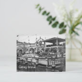 Coney Island Cake Walk Postcard Vintages Foto Postkarte (Stehend Vorderseite)