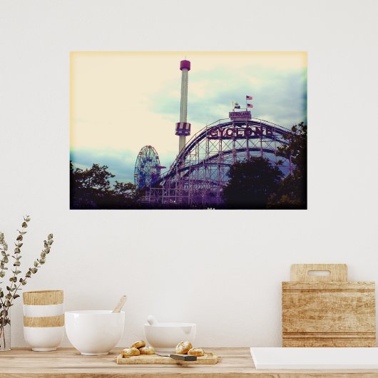 Coney Island Cyclone Poster (Küche)
