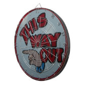 Coney Island Dart Board Dartscheibe (Vorderseite rechts)