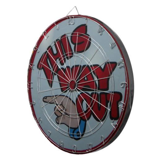 Coney Island Dart Board Dartscheibe (Vorderseite rechts)