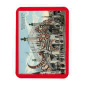 Coney Island, Eingang zum Luna Park, Vintag Magnet (Vertikal)
