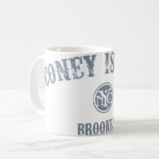 Coney Island Kaffeetasse (Vorderseite Links)