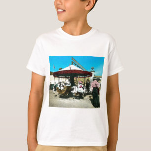 Coney Island Karussell 1890er Jahre Magic Lantern T-Shirt