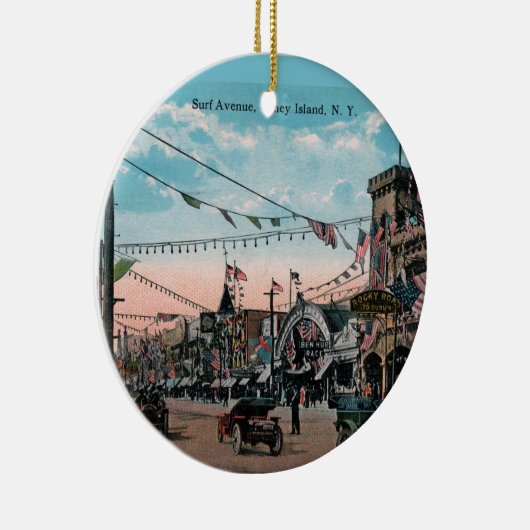 Coney Island Keramik Ornament (Rechts)