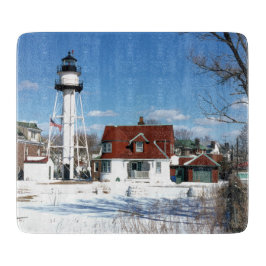 Coney Island Lighthouse, New York Cutting Board Schneidebrett
