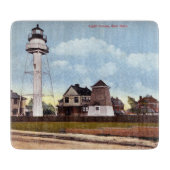 Coney Island Lighthouse, New York Cutting Board Schneidebrett (Vorderseite)