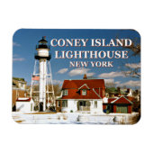 Coney Island Lighthouse, New York Magnet (Horizontal)
