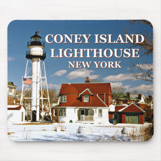 Coney Island Lighthouse, New York Mousepad (Vorne)